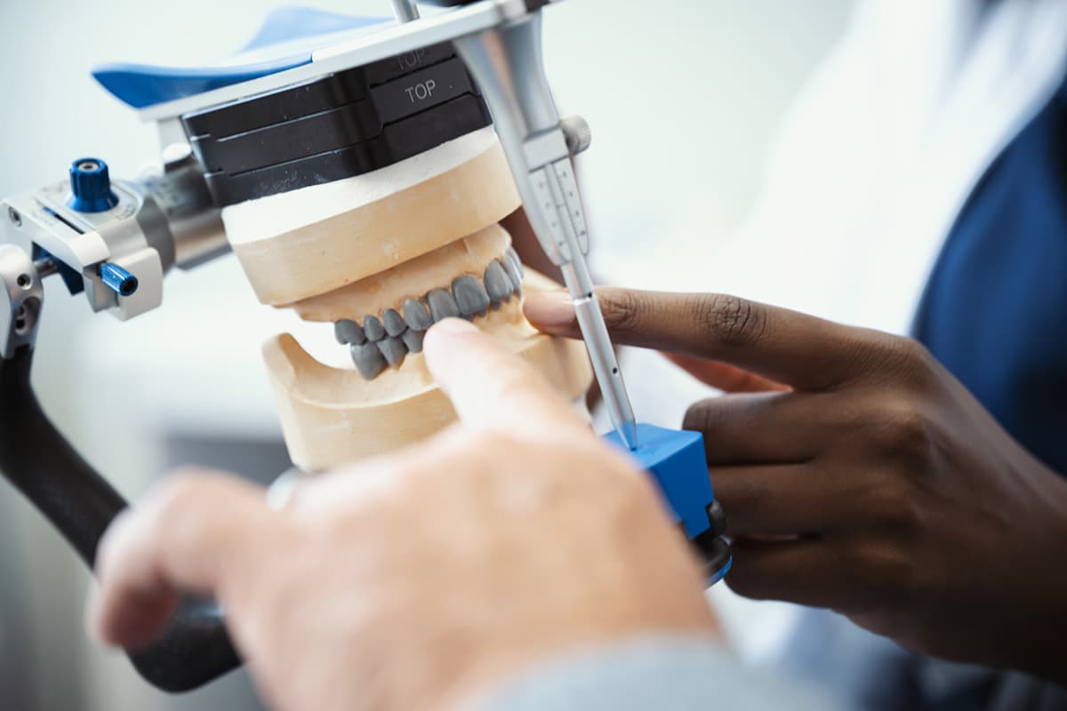 A close-up of teeth at Derby Dental Group